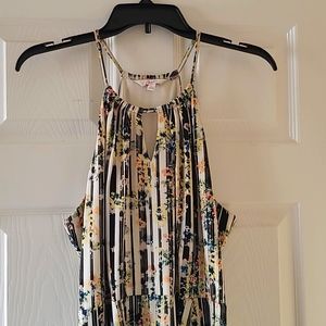 Floral Halter Maxi Dress